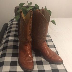 Dan Post lizard boots.